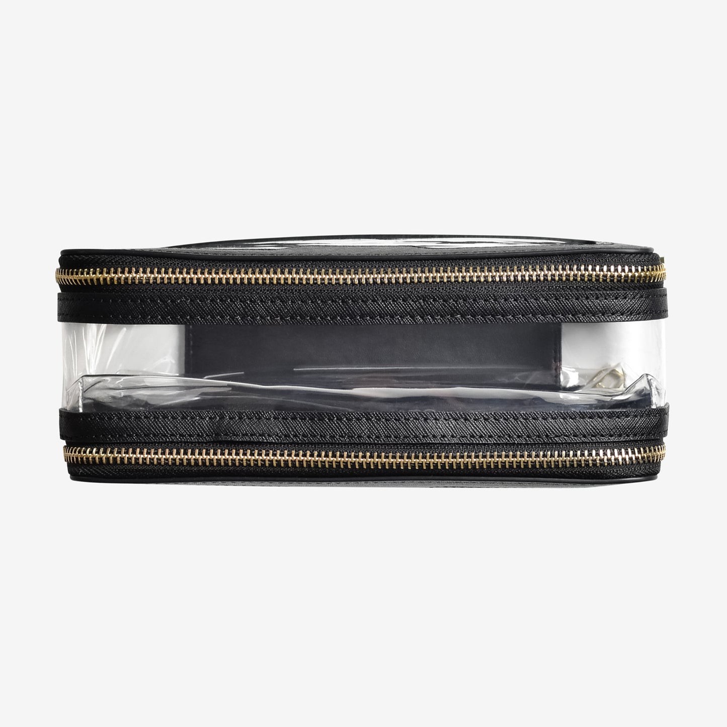 Personalised Dual Zip Cosmetics Case - Black