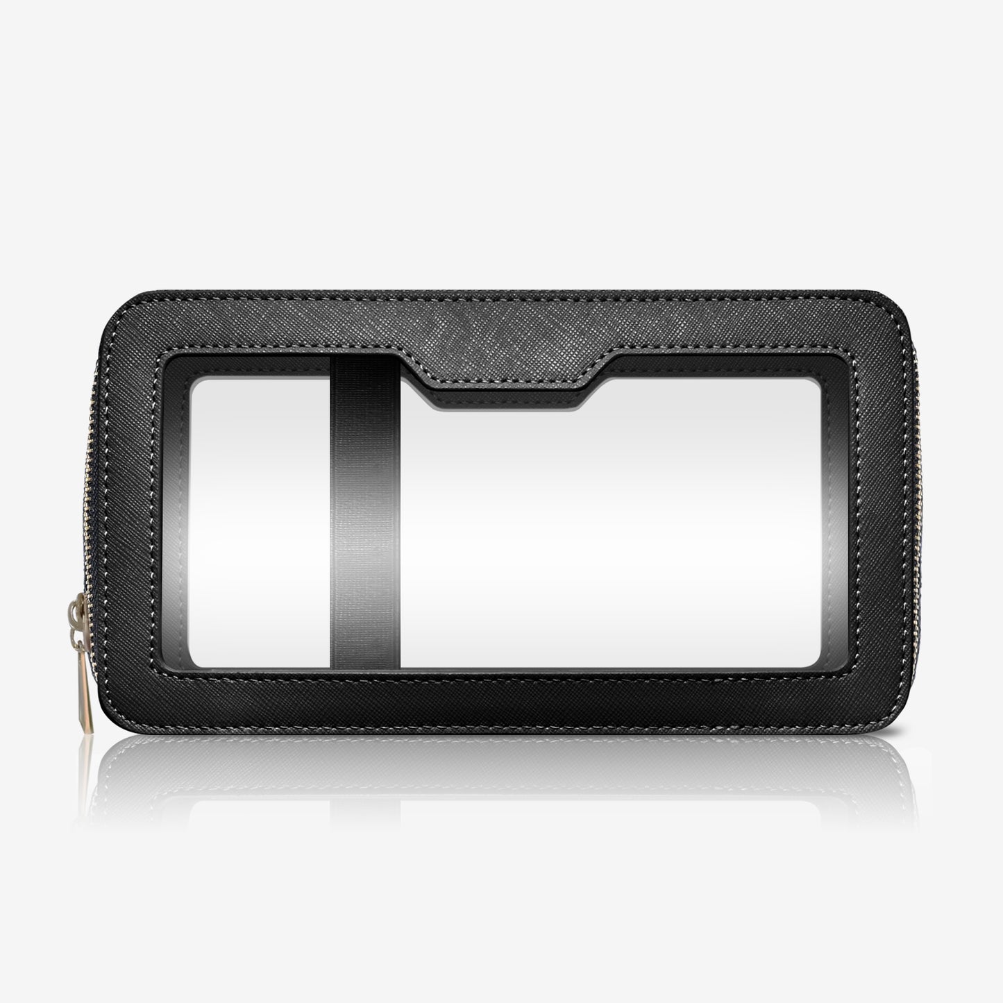 Personalised Dual Zip Cosmetics Case - Black