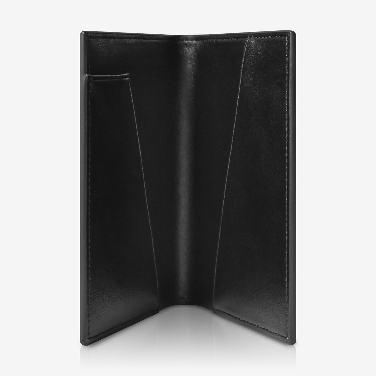 Personalised Leather Passport Cover - Black